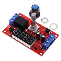 Saklar kontrol waktu Digital LED, DC 5V 12V 24V 10A modul Relay Delay waktu dapat disesuaikan 32 52 mode