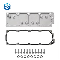 Pièces automobiles pour GM Valley Cover 12598832 Pompe à huile de carter sec en aluminium avec joint de carter d'huile de vidange d'huile moteur