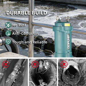 <span class=keywords><strong>Pompe</strong></span> de drainage multi-étages QQPUMP 3 CV, pompes à eaux usées, <span class=keywords><strong>pompe</strong></span> submersible pour boues 380 V - Product Image 2