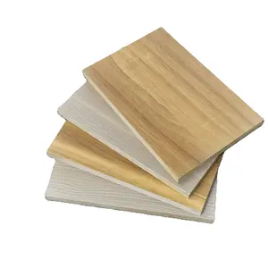 Panneau MDF Double face en mélamine 18mm, imperméable 2.5mm 3mm 5mm, contreplaqué pour meubles de l'usine Chengxin Wood