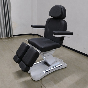 Table de beauté électrique avec design à jambes séparées, fauteuil professionnel pour soins du visage et traitements en spa et salon, idéal pour pédicure, podologie et thérapie corporelle - Product Image 3