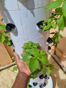 Meilleure qualité Anti-UV nouveau matériel <span class=keywords><strong>intérieur</strong></span> extérieur plantation hydroponique 60 trous grande tour tour de jardin jardin urbain - Product Image 3