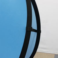 Panneau d'affichage A-frame horizontal double face pliable, support de bannière, écran portable pour affichage promotionnel extérieur