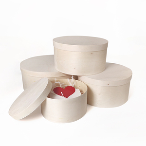 Tùy Chỉnh Sang Trọng Thân Thiện Với Môi Dùng Một Lần Gỗ Bao Bì Thực Phẩm Bento Hộp Nắp Bằng Gỗ Bát Tròn Hộp Bằng Gỗ Gifting - Product Image 2