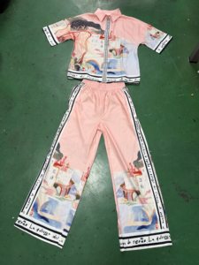 Ingrosso 2 pezzi Set da <span class=keywords><strong>donna</strong></span> a mezza manica stile Casual camicia a gamba larga Set ampio completo completo <span class=keywords><strong>donna</strong></span> completo completo <span class=keywords><strong>donna</strong></span> - Product Image 4
