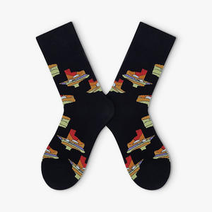 Plusox Calcetines Retro Hombres Calcetines Medios Mujeres Ins TIDE Mountain Work Suit Calcetines Medias Calcetines de moda Otoño - Product Image 4