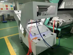 Máquina classificadora de cores de nogueira para classificar grãos de nogueira de cor escura e casca de nogueira