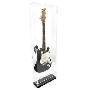 <span class=keywords><strong>Vitrine</strong></span> d'exposition pour guitare en acrylique murale, en plexiglas, anti-poussière, pour guitares électriques et acoustiques - Product Image 3