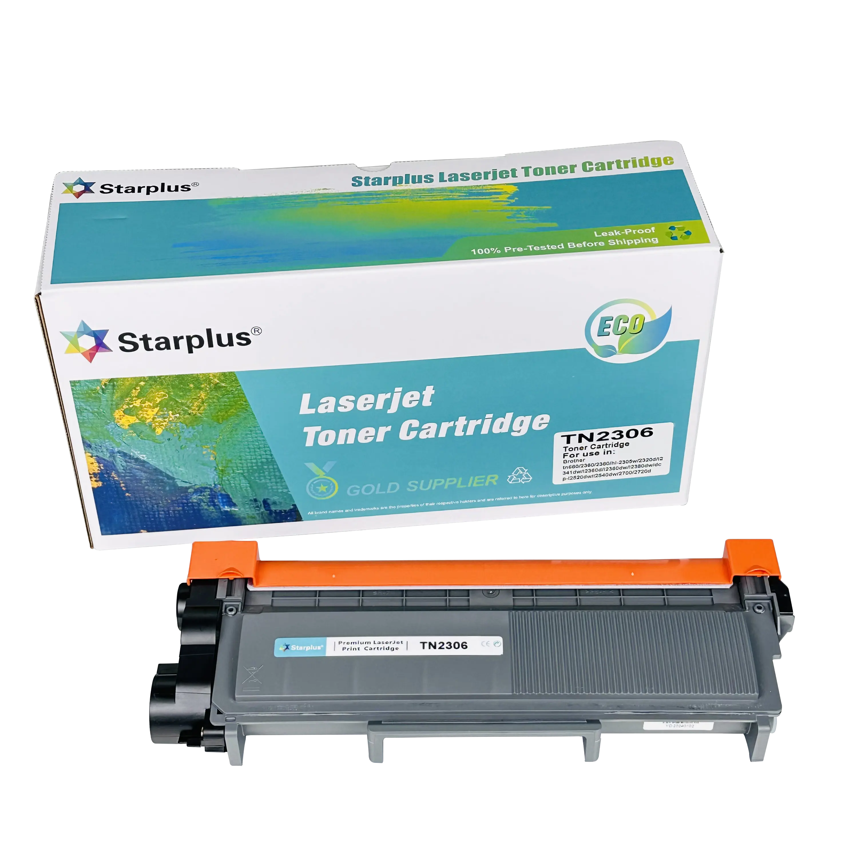 Starplus Hot Sale Compatible Toner Cartridge TN2306 For Brother TN2306 2356 2345 2305 2385 Printer Machine