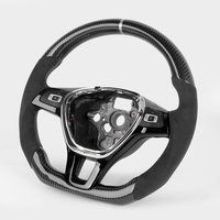 Volant de direction en Fiber de carbone véritable adapté à VW Golf 7 MK7 MK6, disponible en 6 GTI