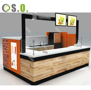 Phong cách hiện đại thức ăn nhanh cửa hàng thiết kế truy cập/kiosk/nhà hàng thực phẩm hiển thị truy cập cho trung tâm - Product Image 5
