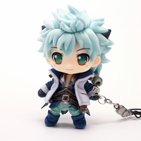 Llavero de PVC 3D Personalizado con Figura de Acción - Colgante de Anime Personalizado para Mochila, Coche y Decoración de Regalos