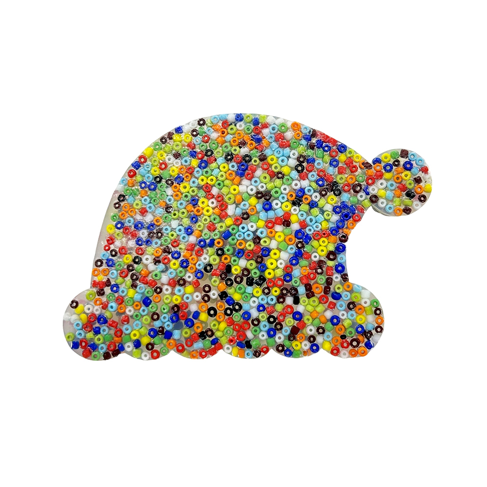 Chapeau multicolore