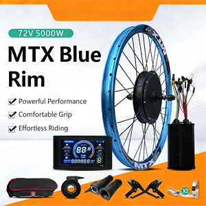 Kit de conversion VAE Mtx Wheel 3000W 5000W 2000W avec contrôleur intelligent, <span class=keywords><strong>moteur</strong></span> de moyeu avant LED à commande rotative pour vélo électrique - Product Image 3