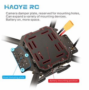 HAOYE-UAV FPV RC 7-14 pouces en fibre de carbone avec une longue endurance pour la mesure à distance et la surveillance logistique - Product Image 6