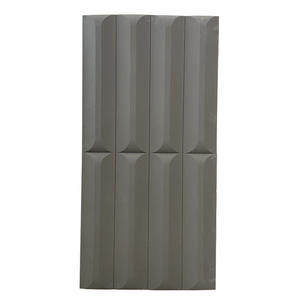 Panneau mural décoratif moderne en pierre de PU imperméable et anti-UV <span class=keywords><strong>Dalle</strong></span> de mur de roche bon marché pour fond de télévision pour intérieur d'appartement - Product Image 1