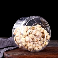 Boîte en plastique transparente recyclable avec logo personnalisé pour emballage alimentaire : Prunes séchées, fruits secs, boulettes de bœuf, flocons de viande, bonbons