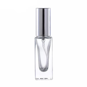 Transparent Square 6ml Refillable Aluminum Atomizer Perfume Spray <b>Bottle</b> Portable Refillable Perfume <b>Bottle</b> with Silver Gold Cap - Product Image 3