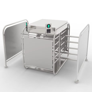 Azento nửa chiều cao <span class=keywords><strong>turnstile</strong></span> 0.5S nhanh chóng thông qua 304 không gỉ steelanti-leo lên & chống-tailgating RFID/<span class=keywords><strong>QR</strong></span> đọc mã CE chứng nhận - Product Image 5