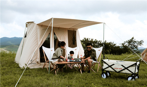 Tente de Camping en toile et coton pour 2 personnes, imperméable, économique - Product Image 3