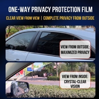 Película Polarizada para Ventanas de Automóviles con Protección UV, 99% Anti-UV, Alto Rechazo de Calor, Color Marrón Oscuro, Nano PET de 2 Mil