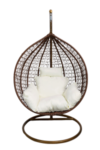 Silla Colgante Moderna de Alta Calidad para Interiores y Exteriores, Silla Colgante de Mimbre de Ratán, Silla Colgante Tipo Hamaca con Soporte - Product Image 3