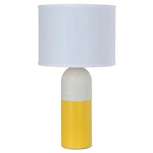 Lámpara de pie contemporánea de tela para habitación Queen, de níquel cepillado, de la colección Comfort Inn Sea Scheme by Choice Hotel - Product Image 4