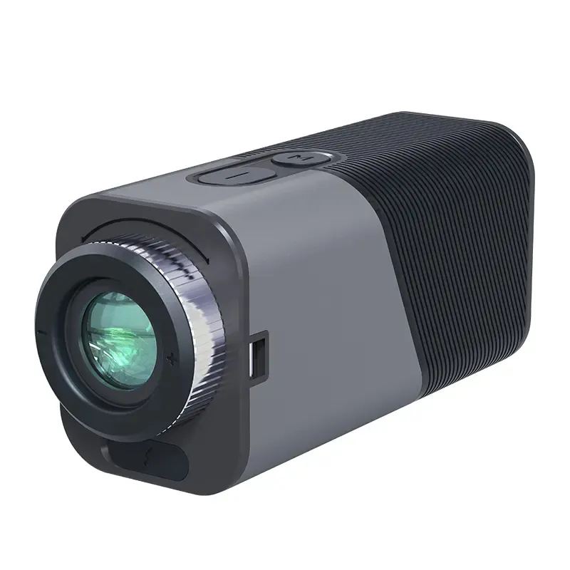 Da esterno ottico piccolo portatile 7x24 portatile HD 1000m telescopio monoculare telemetro Range Finder per Golf