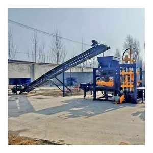 Máquina Automática para Fabricar Ladrillos Huecos de Cemento <span class=keywords><strong>HF</strong></span> QT4-15S, Fabricante de Máquinas para Bloques de Pavimento, Línea de Producción de Hormigón Sólido - Product Image 1