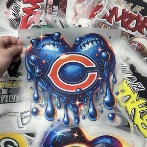 تيشيرتات مخصصة عالية الجودة مع شعار نقل Dtf تصاميم ملصقات طباعة نقل الحرارة الحديد على ملصقات 32 فرق - Product Image 2