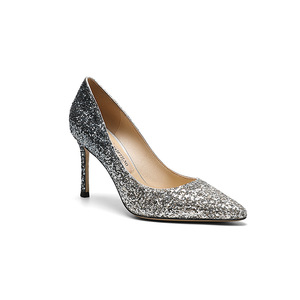 Giày Cao Gót Xăng Đan Cho Nữ Giày Gót Nhọn Đính Đá Pha Lê Kim Sa Lấp Lánh Gót 6/8/10CM Giày Cưới Thanh Lịch Cho Nữ - Product Image 5