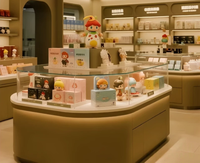 Vitrine de comptoir en MDF Funroad avec éclairage LED pour les magasins de détail, les grands magasins, les salles d'exposition d'entreprises, les centres commerciaux - Présentoir pour jouets