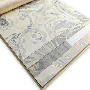 Tissu de rideau occultant <span class=keywords><strong>oriental</strong></span> Jacquard classique de luxe <span class=keywords><strong>pour</strong></span> le salon avec des Stocklots de concepteur de haute ombrage de crêpe blanche - Product Image 4