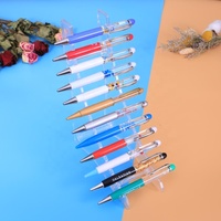 Stylo à encre liquide personnalisé en forme de dauphin rose, souvenir promotionnel, stylo cadeau OEM