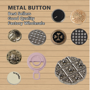 <span class=keywords><strong>2025</strong></span> Chất lượng cao hợp kim quần áo nút kiểu dáng đẹp thanh lịch may nút kim loại cho áo khoác ngoài - Product Image 1