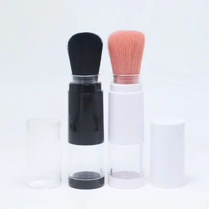Flacon en plastique PET rétractable et rechargeable pour poudre libre cosmétique, avec bouchon-brosse, pour un effet volumineux sur les cheveux - Product Image 5