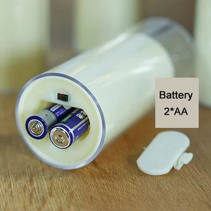 Ensemble personnalisé de 5 ou 9 bougies LED électriques à piles en acrylique et plastique, avec télécommande, pour la décoration de la maison - Product Image 3