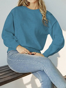 Maglione 2024 <span class=keywords><strong>donna</strong></span> autunno/inverno con motivo amore Pullover a girocollo lungo Casual in maglia per <span class=keywords><strong>donna</strong></span> nuovo Design - Product Image 2