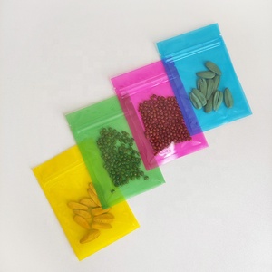 Sacchetti di Plastica Trasparenti con Chiusura a <span class=keywords><strong>Zip</strong></span> in Vari Colori: Rosa, Blu, Giallo, Verde - Product Image 2