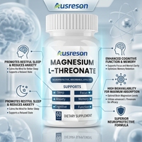OEM Magnésium L-Thréonate Prix 2000mg 144mg Compléments pour le sommeil Fonction cognitive mémoire Capsules de Magnésium L-Thréonate pour le cerveau
