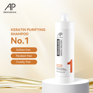 Shampooing nettoyant en profondeur à la kératine pour détoxifier les cheveux avant utilisation en salon de traitement - Product Image 4