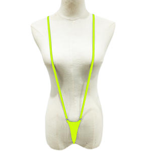 Bikini de una pieza Sexy para mujer americana europea, ropa interior, Mini traje de baño transfronterizo, Tanga, lencería - Product Image 5