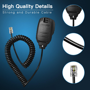 Micrófono de Mano Remoto DTMF HM-133V de 8 Pines para ID-800H ID-880H IC-2200H IC-2300H IC-2720H IC-2800H IC-208H IC-V8000 IC-E208 IC-E880 - Product Image 6