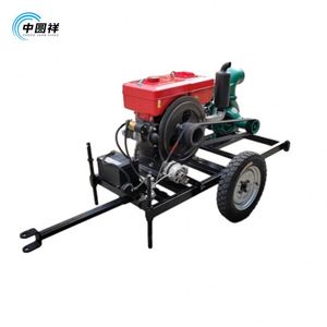 Pompe à eau centrifuge mobile haute pression en acier inoxydable et fer, auto-amorçante, à moteur diesel, pour irrigation agricole - Product Image 4