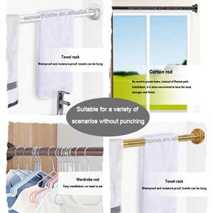 لا ثقب مقاوم للصدأ ، ضد الصدأ ، عمود شد قابل للتمديد, عمود دعم قابل للضبط ، متعدد الأغراض ، من الفولاذ المقاوم للصدأ ، قابل للتمديد - Product Image 3