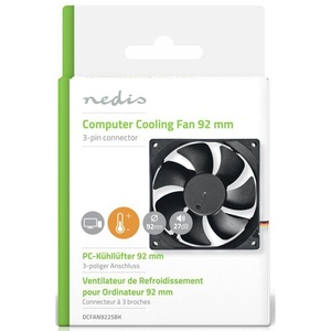 Ventilador silencioso de 92 mm y 3 pines para enfriamiento de computadora, para gabinete de PC. - Product Image 5