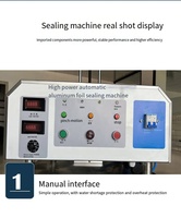 Machine de scellage par induction à feuille d'aluminium refroidie à l'eau pour machines d'emballage de bouchons de bouteilles pour petites entreprises destinées à la fabrication de produits