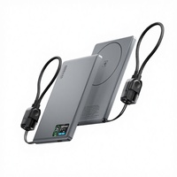 Batteries Li-Polymère en Alliage d'Aluminium Ultra-Fines Q9 Power Bank Charge Rapide Charge Sans Fil Portable 5000 10000 mAh PD Haute Performance