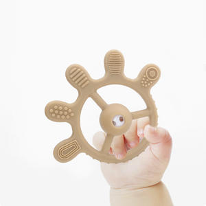 Paume en silicone pour bébé Facile à saisir Gomme en silicone apaisante pour bébé - Product Image 3