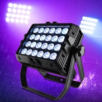 Luz LED Par Profesional de Fábrica 24X15W RGBWA UV 6en1 IP65 Impermeable DMX para Exteriores, Iluminación de Escenario para Bodas, Discotecas y Proyectos